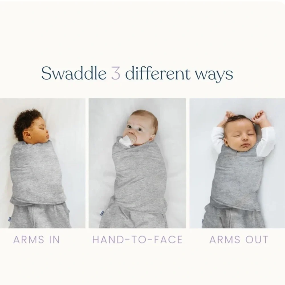 Halo SleepSack Swaddle Micro-Fleece TOG 3.0 Cream White Small 3-6 Months NWT